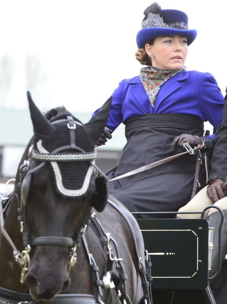 Stefanie Putnam and her horse, Shadow      Photo by PicsofYou