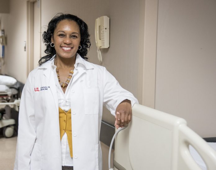 Erica Sutton, MD, a general surgeon with UofL Physicians and associate professor at the UofL School of Medicine