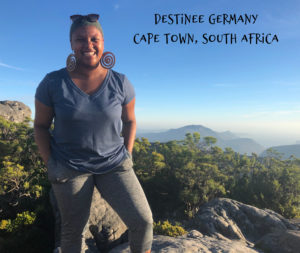 Destinee is one of the 800+ students who study abroad annually through the Office of Study Abroad and International Travel.