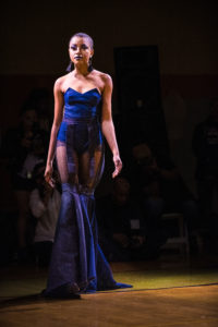 A garment from the fashion show. 