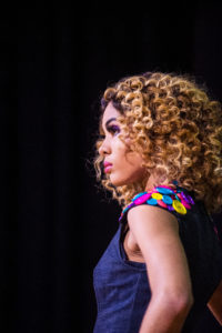 A garment from the fashion show.