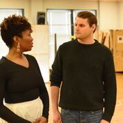 Kala Ross and Patrick Steadman Taylor in rehearsal