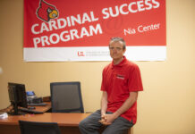 UofL’s Cardinal Success Program finds its own success in transition to telehealth format Patrick Pössel, professor in the Department of Counseling and Human Development, runs the Cardinal Success Program.