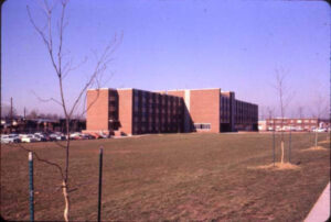 The intramural field used to be in front of Threlkeld Hall. 