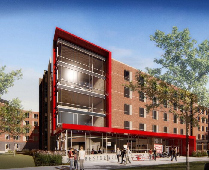 New residence hall rendering.