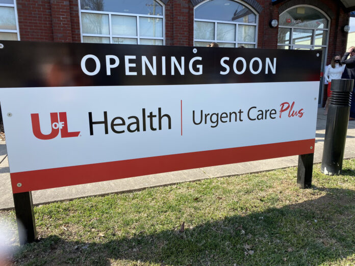 UofL Health - Urgent Care Plus will open a new location in West Louisville’s Parkland neighborhood.