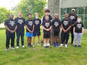 Members of B.M.E.N. engaged with youth at a local school 