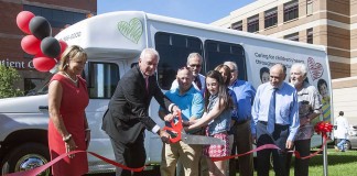 Pitino Foundation Van dedication on July 21, 2015