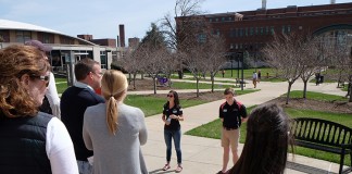 Cardinal Ambassadors giving a tour this spring.