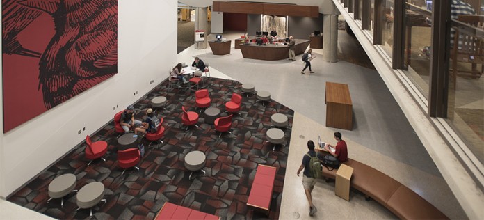 Ekstrom Library Lobby