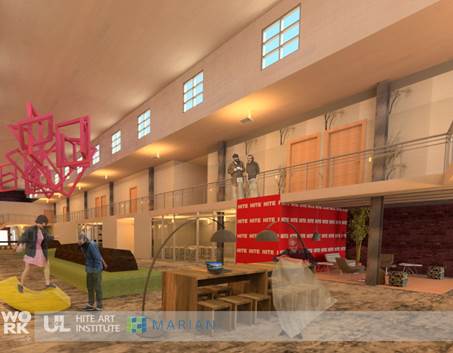 Preliminary rendering of the renovated space by WorK Architecture + Design
