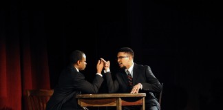 The Meeting,' depicts the supposed meeting of Malcolm X and Martin Luther King Jr. It is scheduled for Feb. 28.