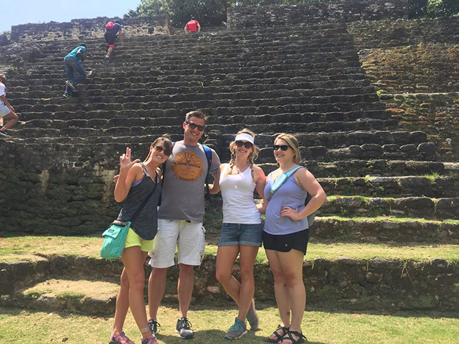 Law students Katherine Vail, Katherine Hall, Ryan Maxwell and Megan Conroy.