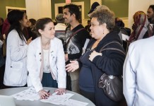 Health Sciences Center students engaged in community service