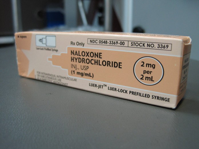 Naloxone opiate antidote (Narcan TM) can be used to reverse an opioid overdose