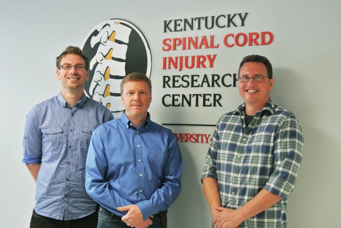 Benjamin Harrison, Ph.D., Jeffrey Petruska, Ph.D. and Kristofer Rau, Ph.D., co-authors of the publication