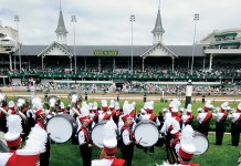 The UofL Cardinal Marching Band has been the “Official Band of the Kentucky Derby” since 1936.