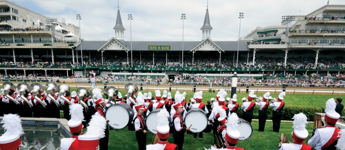 The UofL Cardinal Marching Band has been the “Official Band of the Kentucky Derby” since 1936.