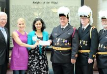 Knights Templar Presentation to UofL for Ophthalmology research