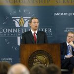 Supreme Court Chief Justice John Roberts - April 18, 2009: U.S. Supreme Court Chief Justice John Roberts spoke at the Cardinal Arena in the Swain Student Activities Center as a guest of the McConnell Center.