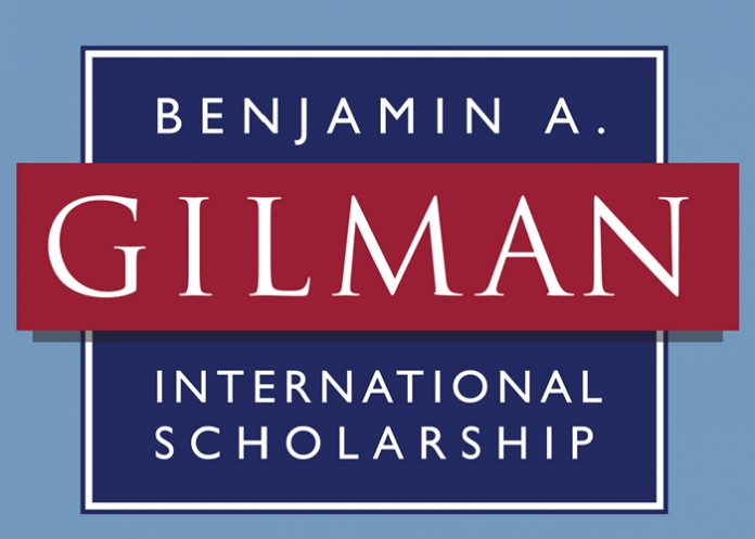 Gilman Scholars logo.