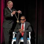 Muhammad Ali received the inaugural Grawemeyer Spirit Award in 2015.