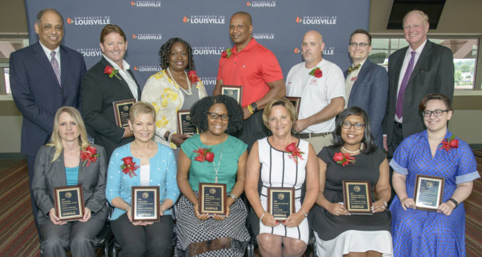 The University of Louisville’s Office of the President recently recognized its 2016 Outstanding Performance Award and Supervisor of the Year Award recipients.