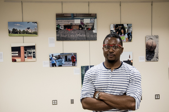 Trinidad Jackson, SPHIS senior researcher, wanted to launch the local Photovoice project after collecting images and stories from his hometown of St. Louis, Mo., during the week of the Ferguson protests.