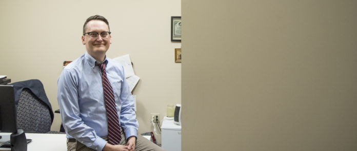 UofL's new Staff Senate Chair, Will Armstrong, has been at the university since 2002.