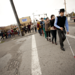 Carmen Papalia leading "The Blind Field Shuttle"