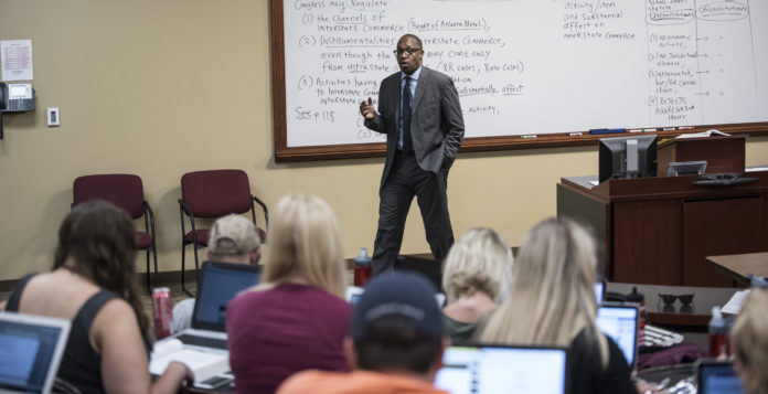 Cedric Merlin Powell has been a professor at the Brandeis School of Law since 1993 and was recently named faculty grievance officer for UofL.