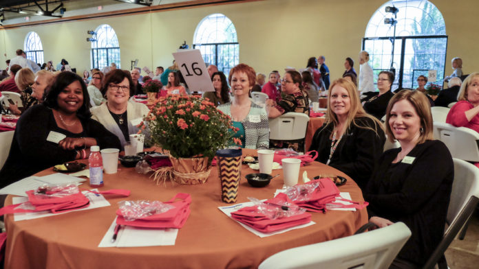 Faculty and staff at the School of Dentistry's fall retreat.