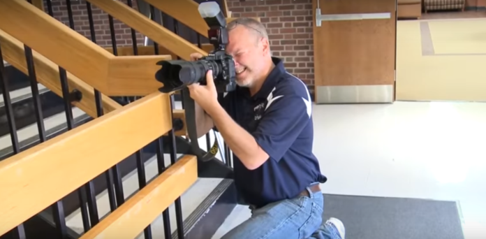 Tom Fougerousse has been UofL's photographer for 25 years.