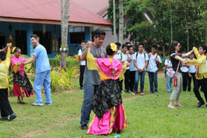 UofL students who went on the 2014 ISLP trip took time to dance with some of the people from the city of Cebu, Philippines.