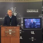 U.S. Senate Majority Leader Mitch McConnell talked with members of the press at the McConnell Center following the presidential election.