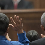 Twenty-nine people became U.S. citizens during a Nov. 18 naturalization ceremony in the Brandeis School of Law’s Allen Courtroom.