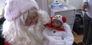 For the holidays, babies at UofL's Center for Women & Infants received new, tiny wardrobe created by the "Happy Stitchers."