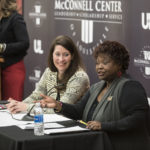 Kentucky Secretary of State Alison Lundergan Grimes kicked off her second Statewide Civic Engagement Tour at UofL last week.