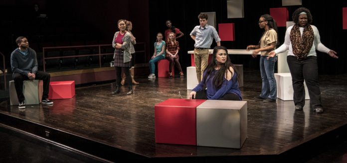 “Baltimore,” a new play about the complexities of race on college campuses, was performed at UofL in February.