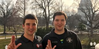 Brothers and McConnell Scholars Eric and Christian Bush were on hand in the nation’s capital Jan. 20 to witness the inauguration of Donald Trump.