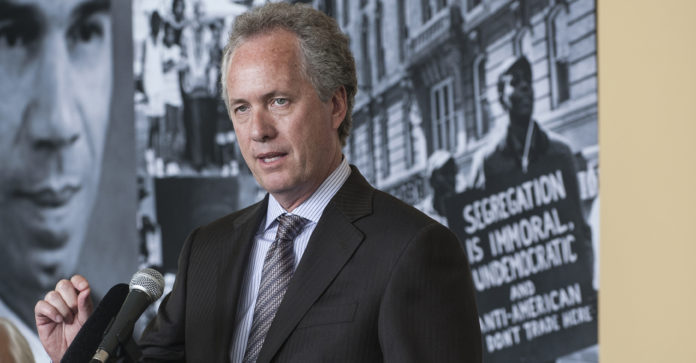 Louisville Mayor Greg Fischer spoke to about 50 University of Louisville faculty, staff and students as part of the Urban and Public Affairs speaker series. (file photo)