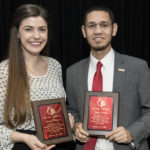 Jason Jewell, from Louisville, and Jessica Morgan, from Midway, Kentucky, have been named "Mr. and Ms. Cardinal" for 2017.