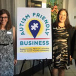 L-R: Molly Dubuque, Heidi Cooley-Cook (both with UofL); Amber Badgett of Meaningful Day Services and Deborah Morton of FEAT.