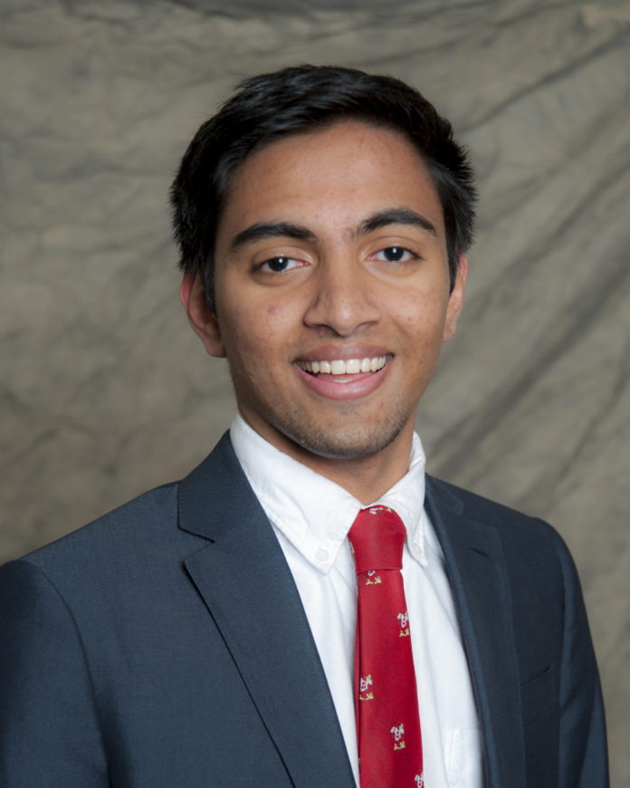 Vishnu Tirumala, a junior political science and philosophy double major, was recently elected the 2017-2018 Student Government Association president.