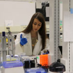Naomi Charalambakis is conducting research on how the visual system works. She is also the director and co-founder of the Science and Policy Outreach Group, a student organization that works to inform the community about the importance of research.