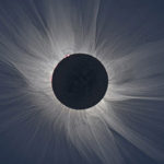 Total eclipse on Mar. 20, 2015 at Svalbard, Norway. Photo by S. Habbal, M. Druckmüller and P. Aniol, courtesy NASA.