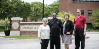 From left to right is Deborah P Walker, Irvin Williams, Carla D Meredith, and Dennis R Thomas. They will serve as mentors to youth participating in the Mayor's SummerWorks Program.