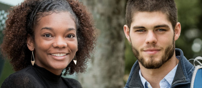 Jalyn Shontee (left) of Louisville and Conrad Smart of Versailles have been selected to speak at next week's commencement ceremony.