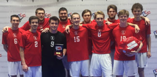 The UofL men's volleyball team followed its 2015-16 inaugural campaign with a third place finish at nationals this year.