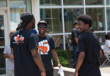 Members of the YVPRC at the campaign kickoff in May